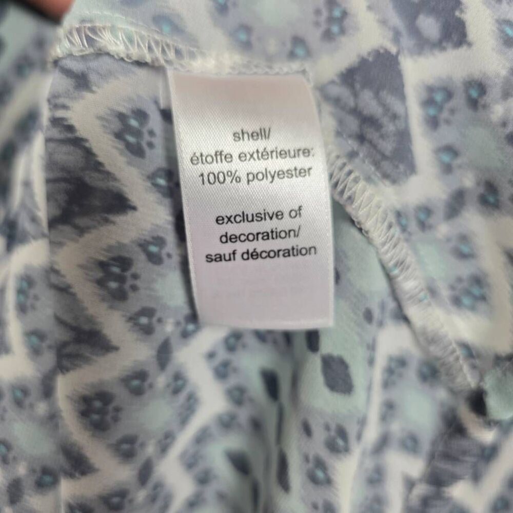 Maurices Sheer Embellished Blouse L - Picture 5 of 9